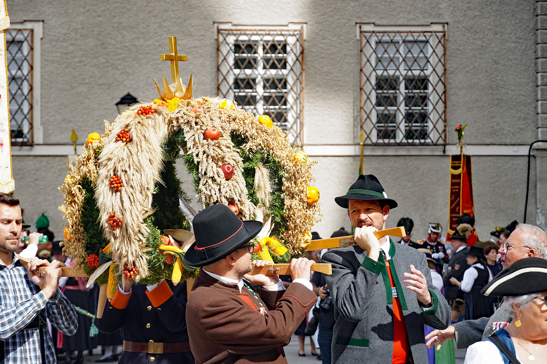 Erntedankfest 2024, Dom zu Salzburg, 400 Jahre Hl. Erentrudis