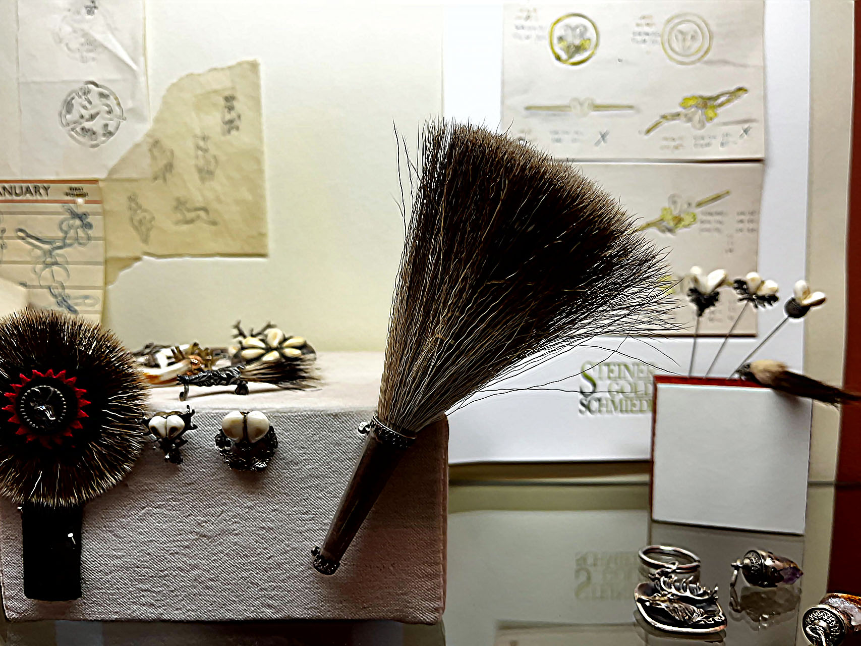 Gamsbart für einen Hut